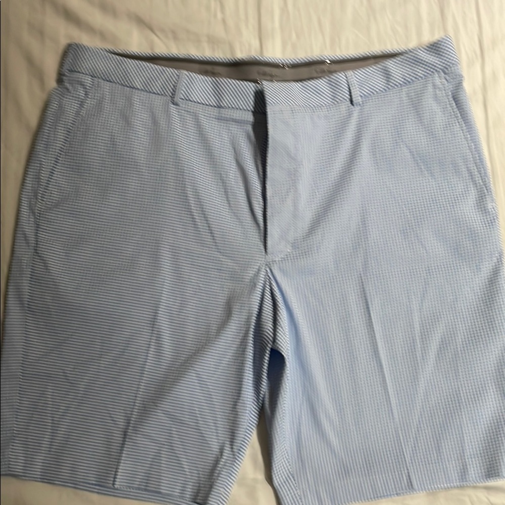 Walter Hagen Flat Front Blue Golf Shorts